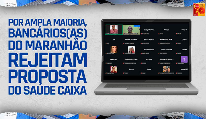 Por ampla maioria, bancrios(as) rejeitam proposta do Sade Caixa